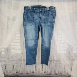 Torrid Crop Boyfriend Jeans